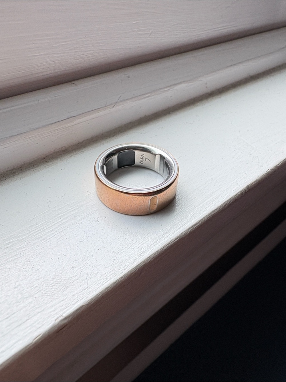 OURA Ring Gen 4 Rose Gold - size 7 Used Condition minor scratches